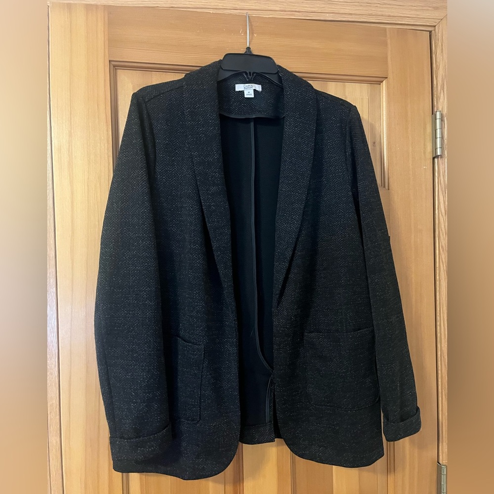 Women's charcoal wool like Blazer